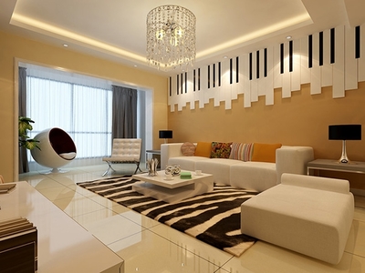 南寧翰林學府三房兩廳 現代風格裝修中藝術性的卓越彰顯